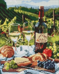 Doamentowa mozaika - Południowa uczta 40x50cm - Ideyka