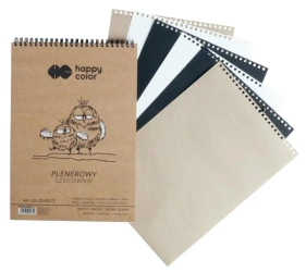 Szkicownik na spirali A5/70K Plenerowy HAPPY COLOR - GDD