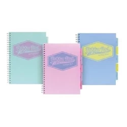 Project Book Pastel A4/100K linia mix (3szt) - PUKKA