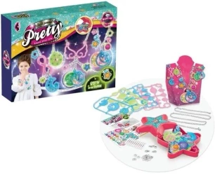 Biżuteria zestaw ozdób świecących w ciemności - Merkpol