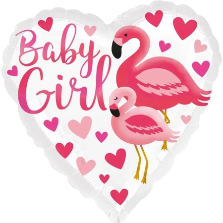 Balon foliowy Baby Girl - Amscan