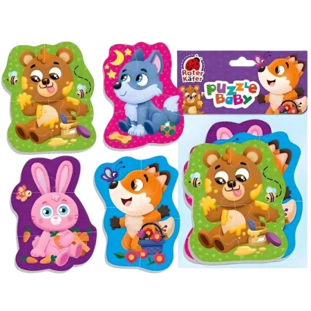 Piankowe puzzle Zwierzęta leśne - Roter Kafer