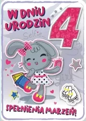 Karnet Urodziny 4 GM-688 - Armin Style