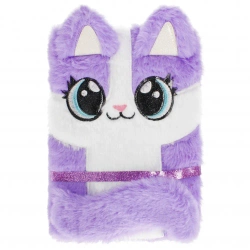 Notes pluszowy A5 Cat Big Eyes - STARPAK