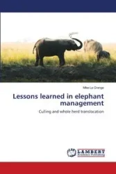 Lessons learned in elephant management - Mike La Grange