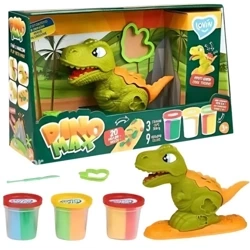 Zestaw z ciastoliną piankolina Dino Max - Lovin