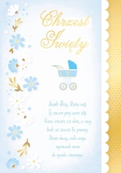 Karnet Chrzest - Kukartka