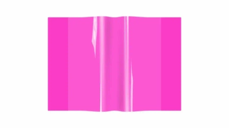 Okładka zeszytowa A5 PVC neon różowy (10szt) - Biurfol