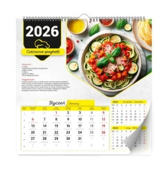 Kalendarz 2026 ścienny kulinarny - Kalpol