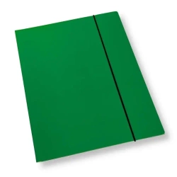 Teczka A4 z gumką lakier zielona 350gsm (10szt) - Penword