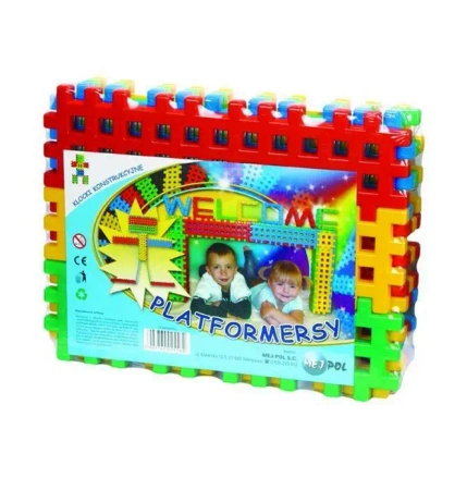 Klocki konstrukcyjne platformersy 12 el. - BĄCZEK Tupiko