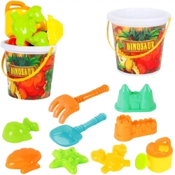 Zestaw do piasku dinozaury 10el - Trifox