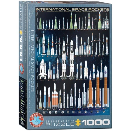 Puzzle 1000 International Space Rockets 6000-1015 - Eurographics