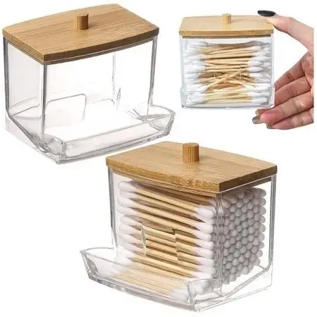 Pojemnik na patyczki higieniczne plastikowy - Leantoys