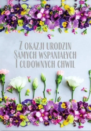 Kartka okolicznościowa Urodziny TS96 - Trend