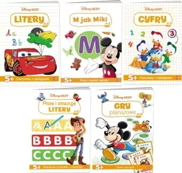 Pakiet Disney uczy dla chłopca Książki edukacyjne - Opracowanie zbiorowe