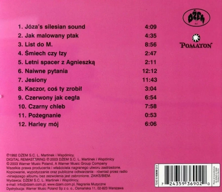Wehikuł czasu. Spodek '92. Vol. 2, CD