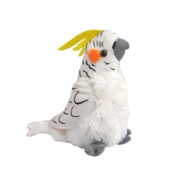 Papuga nimfa biała 17cm - Beppe