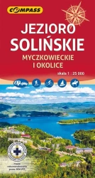 Mapa Jezioro Solińskie, Myczkowieckie i okolice - praca zbiorowa