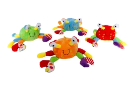 Krab grzechotka 28cm MIX - Sun-Day