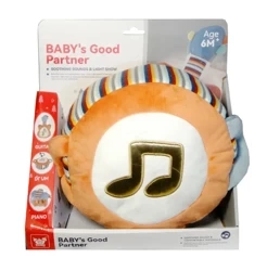 Zabawka dla malucha pluszowy bębenek ze światłem i muzyką - SWEDE