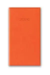Kalendarz 2026 A6 tygodniowy kieszonkowy Vivella Pomarańczowy - Lucrum