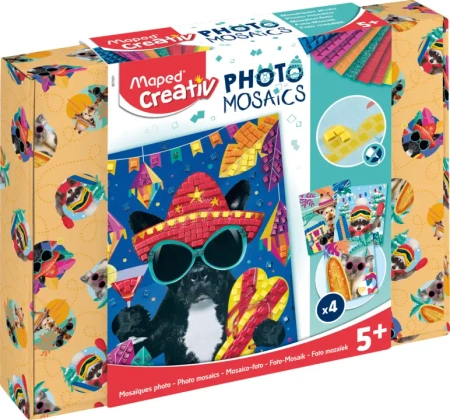 Fotomozaiki zwierzaki podróżniaki Creativ - Maped