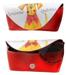 Etui na okulary GL06 Pies w okularach - Alex Clark