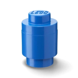 LEGO(R) pojemnik klocek jedynka okrągły niebieski - NHG