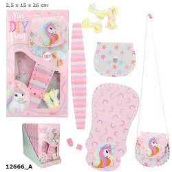 Zestaw do robienia torebki DIY z Jednorożcem Ylvi 12666A - DEPESCHE