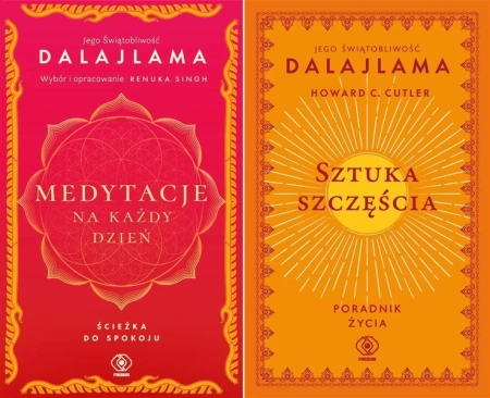 Dalajlama Jego Świątobliwość PAKIET Medytacje na każdy dzień+ Sztuka szczęś - Jego Świątobliwość Dalajlama