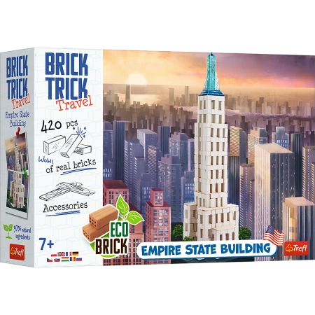 Brick Trick Travel Empire State Building_XL 61785 - Trefl PAP