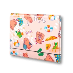 Teczka łamana A4 na gumkę Kapibara plaża PENMATE