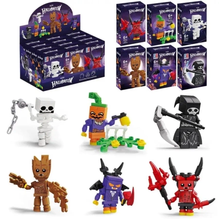 Klocki halloween potwór 30el MIX - Trifox