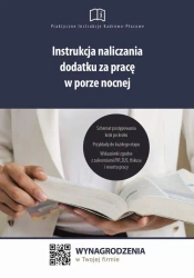 eBook Instrukcja naliczania dodatku za pracę w porze nocnej - Jakub Pioterek
