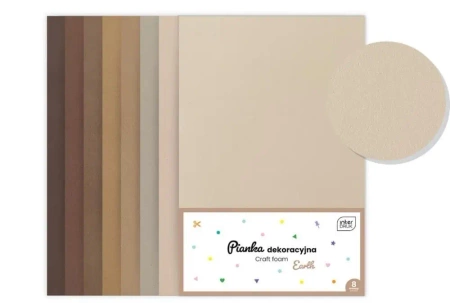 Pianka dekoracyjna 8szt Earth - INTERDRUK