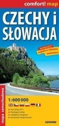 Czechy i Słowacja laminowana mapa samochodowa 1:600 000