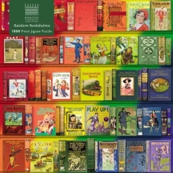 Puzzle 1000 Kolorowe półki z książkami Biblioteka - Flame Tree