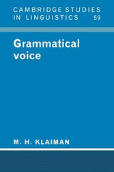 Grammatical Voice - Klaiman M. H.