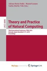 Theory and Practice of Natural Computing - Dediu Adrian-Horia