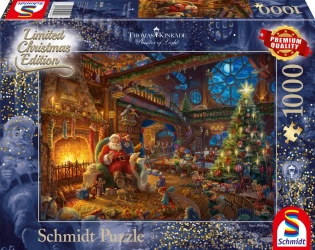 Puzzle 1000 PQ T. Kinkade Święty Mikołaj i... 108131 - Schmidt Puzzle