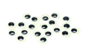 Ruchome oczka świecące w ciemności 12mm 20szt - Brewis