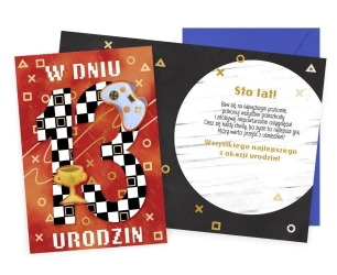 Karnet Urodziny 13 - Kukartka