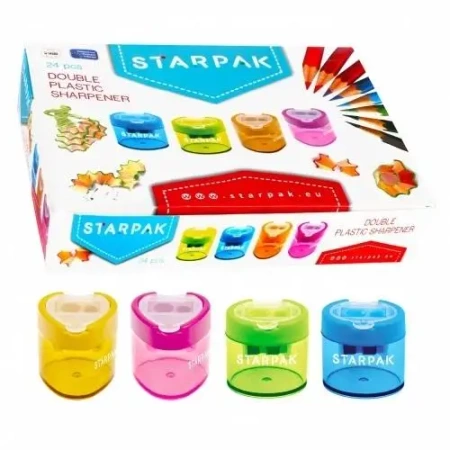 Temperówka, podwójna, plastikowa (24 sztuki)