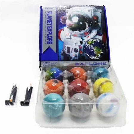 Zestaw planet minerały 9szt - Madej