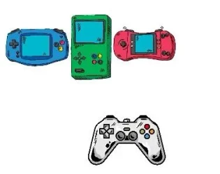 Karteczki memo gamer 4szt - MCD