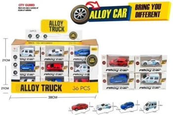 Auto metalowe MIX - Merkpol