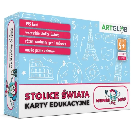 MundiMap Karty Edukacyjne Stolice Świata - Praca zbiorowa
