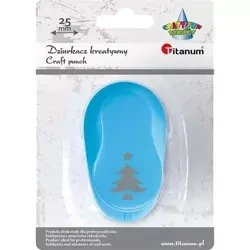 Dziurkacz z motywem 25mm choinka - Titanum