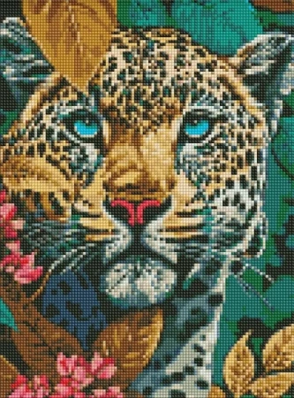 Diamentowa mozaika - Niebezpieczna bestia 30x40cm - Ideyka